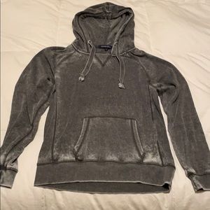 Ocean drive pullover sweatshirt burnout grey